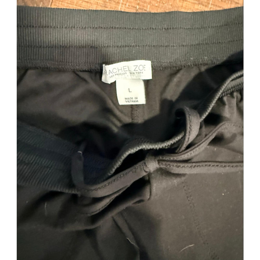 Women's Rachel Zoe Black Cargo Joggers L - Picture 3 of 5